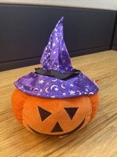 Ty Pluffies Gourdy Jack O Lantern Pumpkin Plush Halloween 9" KG JD