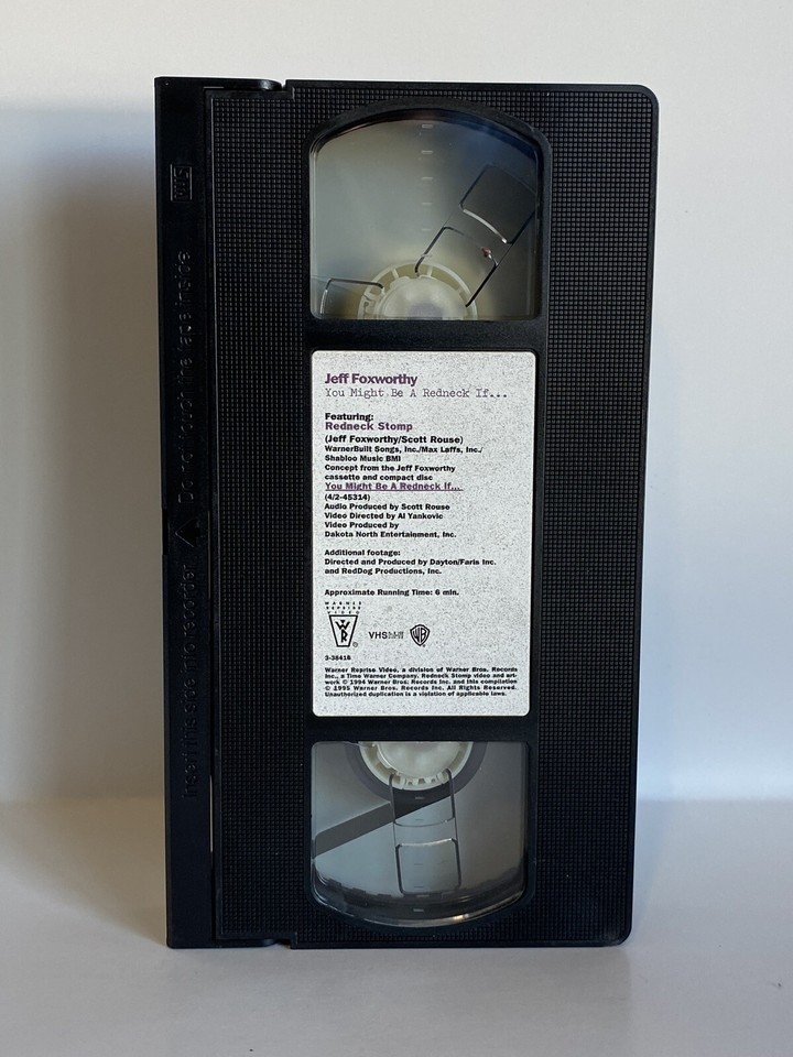 Jeff Foxworthy You Might Be a Redneck If... (VHS, 1995) 75993841633