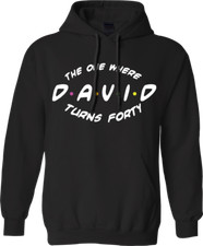 Personalised Custom Hoodie Your Name Age Friends Family Member Birthday Gifts