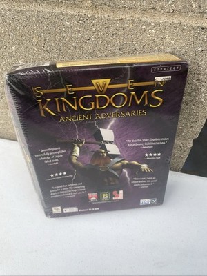 SEVEN KINGDOMS ANCIENT ADVERSARIES Big Box PC GAME WINDOWS 95 CD ROM NEW SEALED