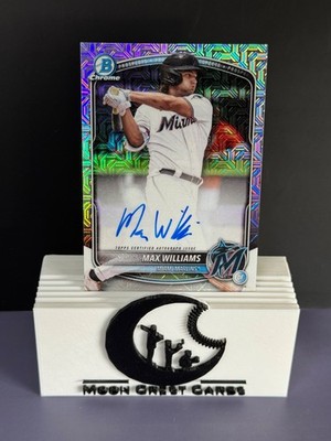 Max Williams (RC | Auto | Mega Mojo) -- 2025 Bowman Draft   #BMA-MW | Marlins