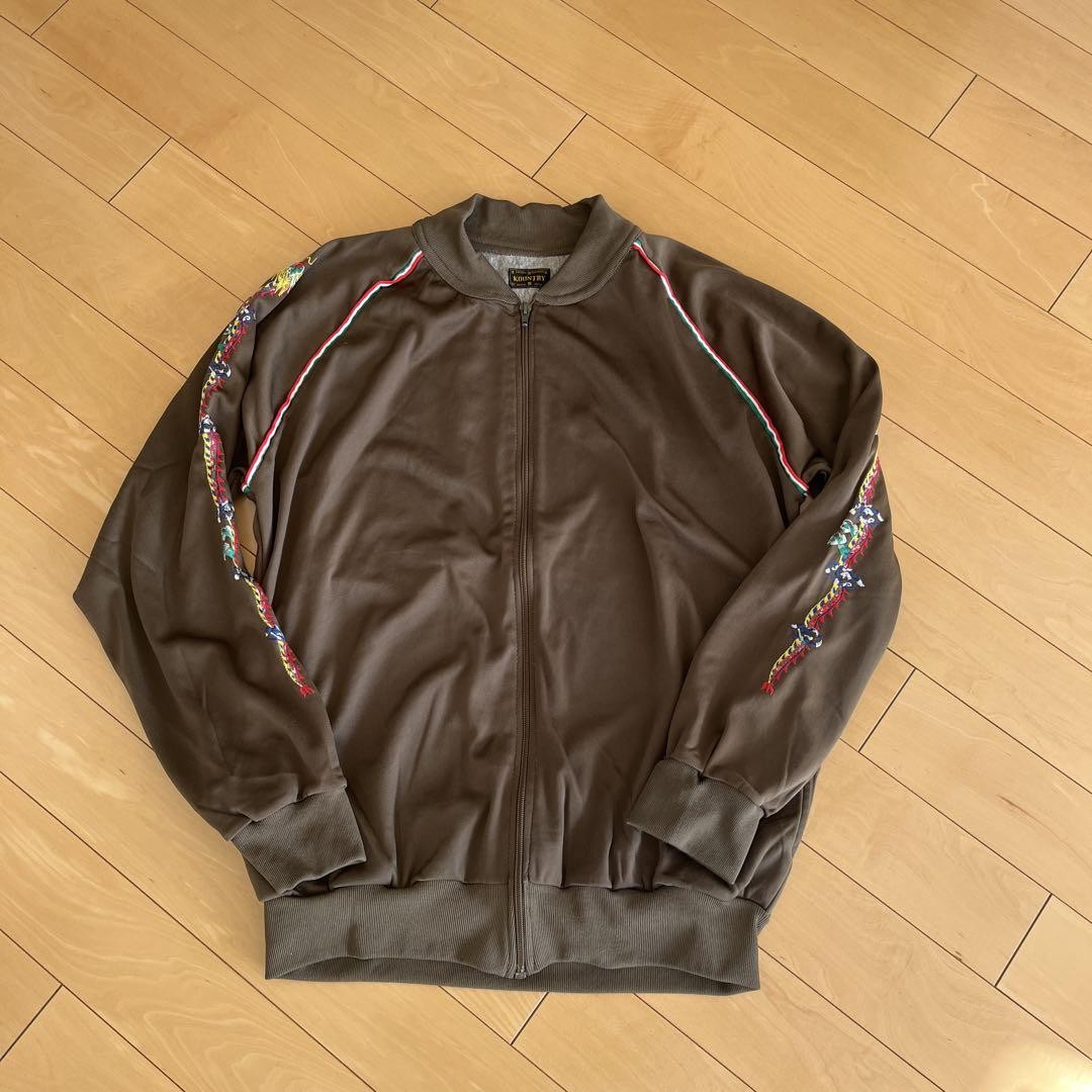 KAPITAL スーベニア トラックスーツ ドラゴン刺繍 サイズ3(L) 新品 Kapital Souvenir Dragon Track Jacket 3 Military Embroidery