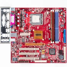 PCChips P23G 3.0 LGA775 Motherboard DDR2 Core 2 Duo AGP Windows 98 Dual Floppy