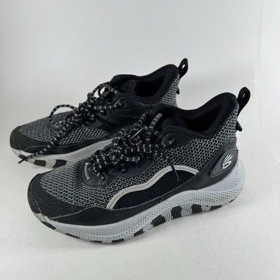 Under Armour Steph Curry 3Z Basketball Shoes Mens 7 Womens 8.5 Black Grey