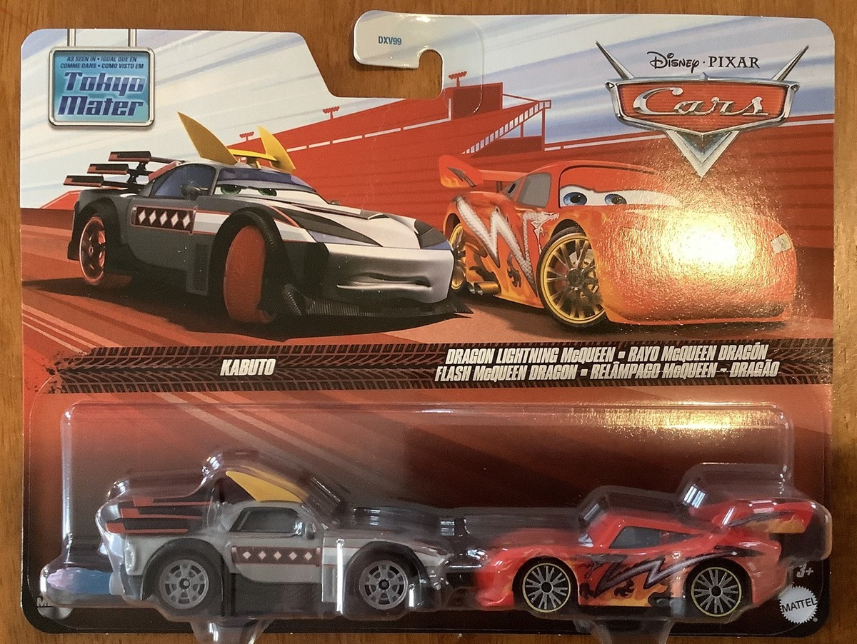 DISNEY PIXAR CARS PACK KABUTO DRAGON LIGHTNING MCQUEEN TOKYO