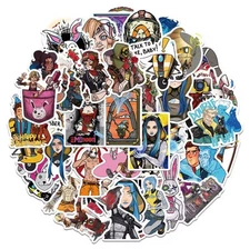 25 Piece Mix Lot 2” Borderlands Stickers For Water Bottles, Vinyl