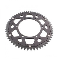 Kettenrad Alu Schwarz 56-ZäHne 428-Teilung FüR Aprilia Tuono 125 4T ABS Bj. 2017