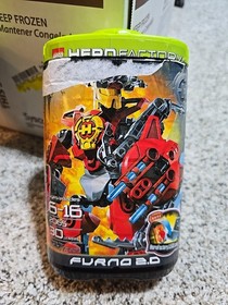 100% Complete & Retired Lego Hero Factory: Furno 2.0 (2065) w/ Manual & Canister