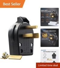 30/50 Amp NEMA 6-30P  6-50P Industrial Power Plug for Welders and Generators