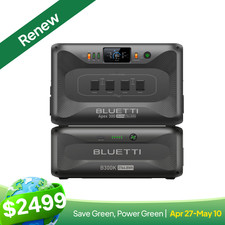 BLUETTI Apex 300 B300K 3840W 5529.6Wh Portable Power Station Expand Battery