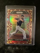 Chris Sale 2022 Panini Prizm Giraffe Prizm - Red Sox, Braves