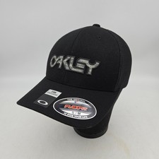 Oakley Baseball Cap Hat Black Lids Exclusive Flex Fit Small - Medium Stretch