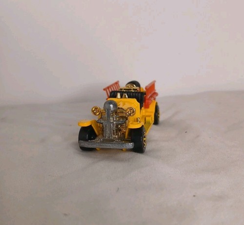 1980 Hot Wheels Old Number 5 Vintage Fire Truck Loose 1:64 Scale Yellow - Picture 6 of 7