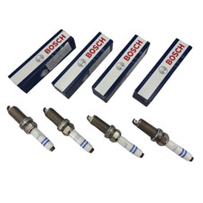 Set of 4 Spark Plugs BOSCH 8160 for Audi Volkswagen 1.8L 2.0L OEM # 06K905601B,