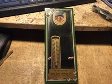 1959d Encased Monster Toned Cent "Keep me and never be broke" Mirror Thermometer