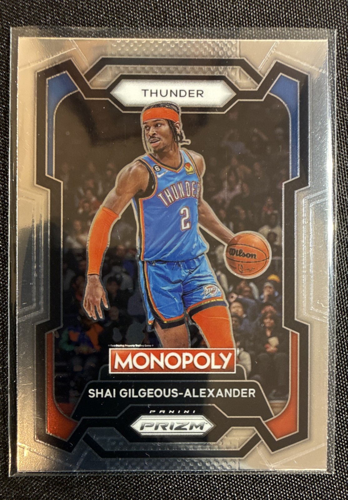 2023-24 Panini Prizm Monopoly - Shai Gilgeous - Alexander #61 Silver Prizm OKC