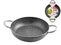 Bratpfanne Mit 2 Griffen Antihaft Family Stone 30 Cm Silber Home