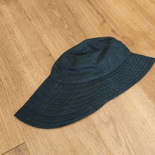 Barbour Vintage Navy Wax Sou'wester Hat Thornproof D564 Bucket/Festival