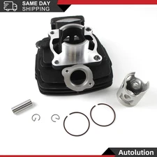 Cylinder Piston Kit with Top & End Gaskets 56mm For 1974-1981 Yamaha DT125