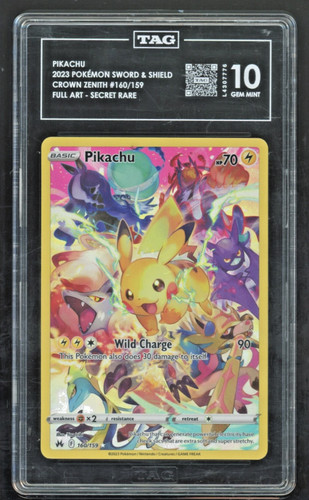 Pikachu graded TAG 10 for sale on eBay