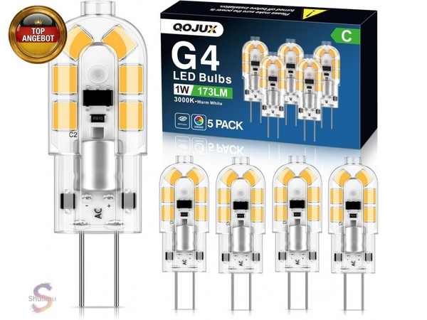 G4 Led Warmweiß Lampen, 1W 173LM G4 Led Birnen Klasse C, Ersatz FüR 15W 20W H-image