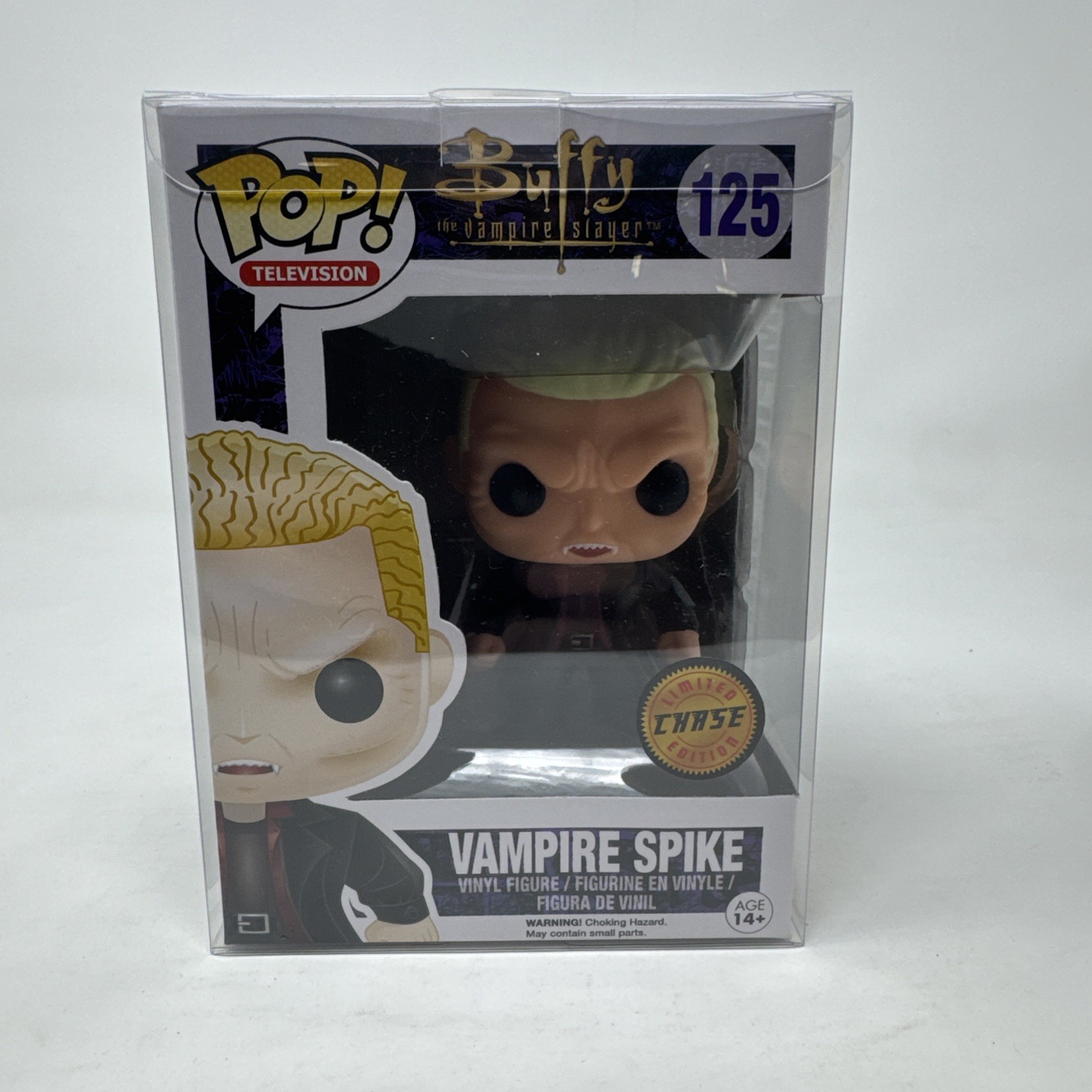 Funko Pop! Buffy the Vampire Slayer - VAMPIRE Spike Chase #125 + Soft Protector