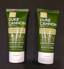 Duke Cannon "Superior Grade Shaving Cream" 2oz 2 Tubes