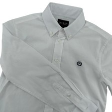 Lauren Ralph Lauren Kids White Button Down Long Sleeve Shirt Size 14