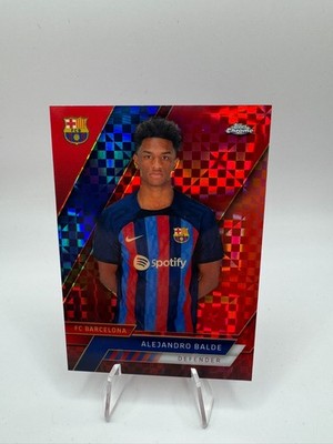 Alejandro Balde - 2022/23 Topps Chrome Red Refractor /5