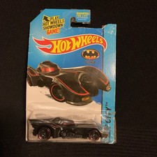 2013 HOT WHEELS HW CITY BATMOBILE BLACK / RED & RED RIMS #62/250 CFK20-09BOB