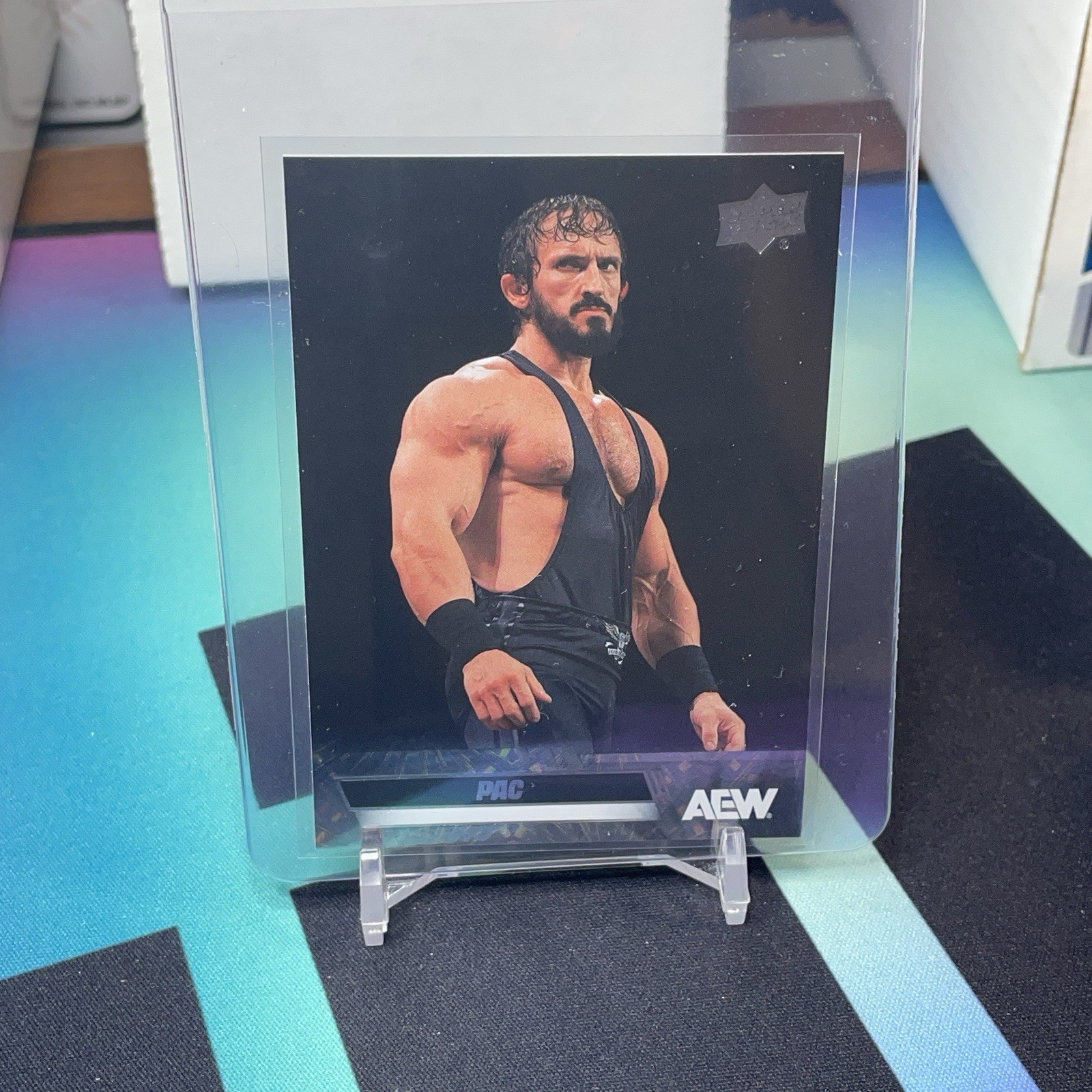 2026 Upper Deck AEW Flagship #58 PAC Pyro Parallel