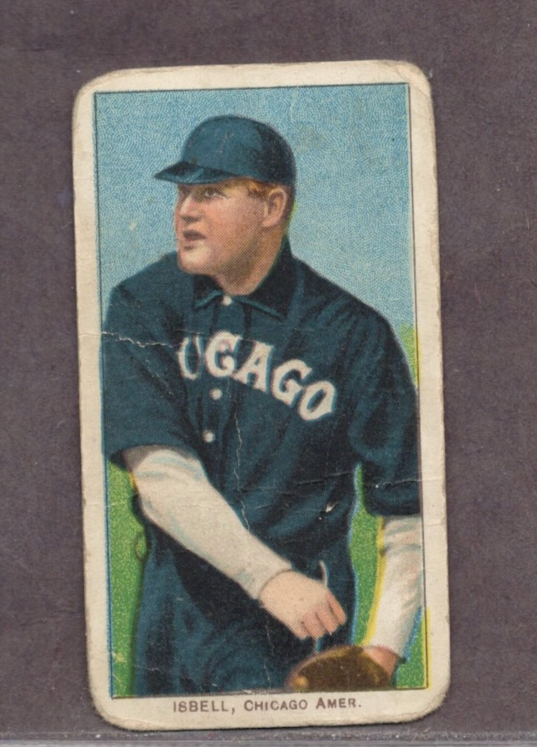 1909-11 T206 Sovereign Set-Break Frank Isbell Low Grade (Crease) *JAYSACE*