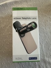 400mm Telephoto Lens for iPhone  Android   HD Phone Telescope