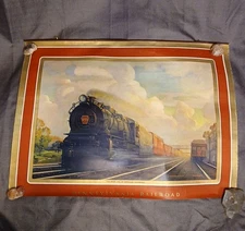 Pennsylvania Railroad 1937 Grif Teller Calender Poster