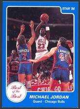 1986 Star Basketball Best of the Best #9 Michael Jordan RC Rookie HOF Bulls