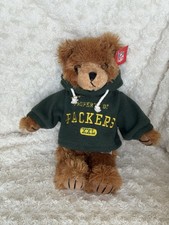 NFL Green Bay Packers Teddy Bear In Green Hoodie Plush Stuffed Animal