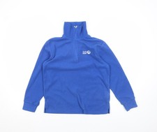 Spotty Otter Boys Blue 5-6 Years Fleece 1/4 Zip Activewear Jacket