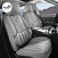Car Seat Covers Full Set, Leather Seat Covers for Car, Waterproof Car Seat Prote