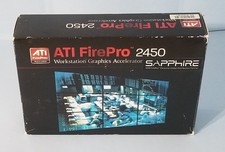 ATI FIREPRO 2450 Sapphire Dual VHDCI 512MB PCIe Workstation Graphics Accelerator