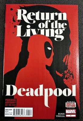 Return Of The Living Deadpool #4 2015 Cullen Bunn Jay Shaw Cover NM