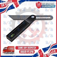 ADJUSTABLE JOINERS LEVEL BEVEL SLIDING GAUGE ANGLE FINDER TOOL METRIC IMPERIAL