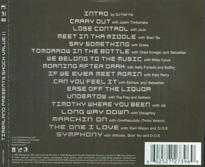 TIMBALAND - SHOCK VALUE II NEW CD