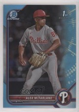 2022 Bowman Draft Chrome Sky Blue Refractor Alex McFarlane #BDC-117 10yf