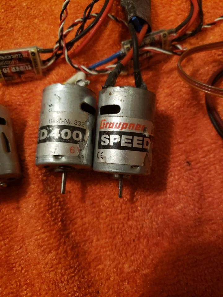 GRAUPNER Speed 400 - Lot Of 3 Speed 400 6V & 1 Jeti JES 140 compact Motor - Image 4 of 4