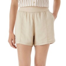 Member's Mark Khaki Pull-On Tencil Shorts Size S
