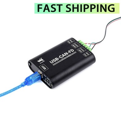 Waveshare USB-CAN-FD CAN Bus Analyzer USB to CAN Adapter Support CAN2.0A/B #HOT