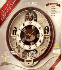 Seiko Special Collector's Edition Melodies in Motion Wall Clock QXM160BRH