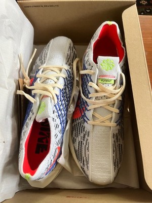 9.5 - Nike Pegasus Turbo Next Nature Pure Platinum Bright Crimson, New, Unused