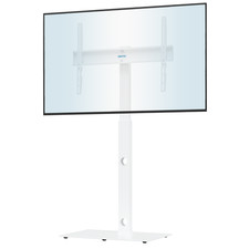 BONTEC TV Floor Stand for 30-70 Inch LED LCD OLED Flat Curved TVs, Height Adjust