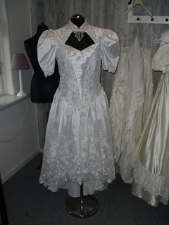 True Vintage Brautkleid 90er Jahre getragen Gr. 38 Nr. 3
